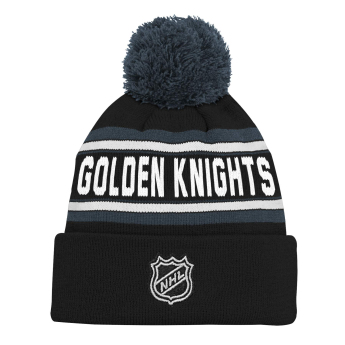 Vegas Golden Knights dětská zimní čepice wordmark cuffed pom