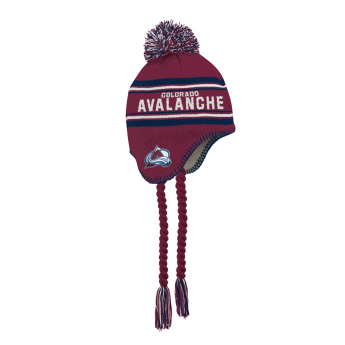 Colorado Avalanche dětská zimní čepice wordmark cuffed pom