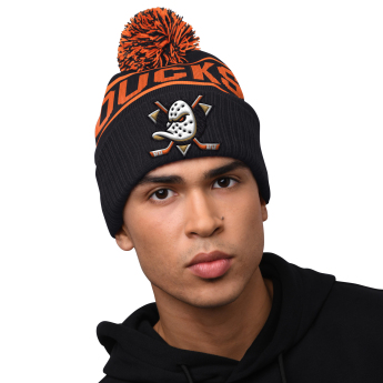 Anaheim Ducks zimní čepice Blizzard Pom Beanie