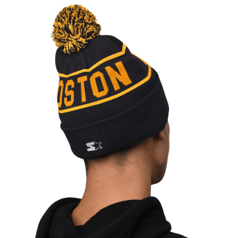 Boston Bruins zimní čepice Blizzard Pom Beanie