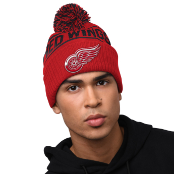 Detroit Red Wings zimní čepice Blizzard Pom Beanie