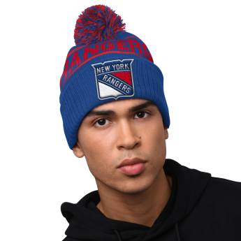 New York Rangers zimní čepice Blizzard Pom Beanie
