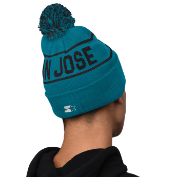 San Jose Sharks zimní čepice Blizzard Pom Beanie