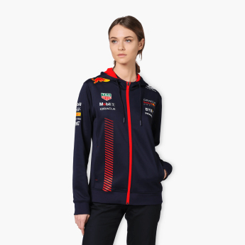 Red Bull Racing dámská mikina s kapucí Full Zip  official navy F1 Team 2023