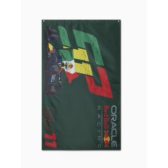 Red Bull Racing vlajka Segio Perez Fans green F1 Team 2024
