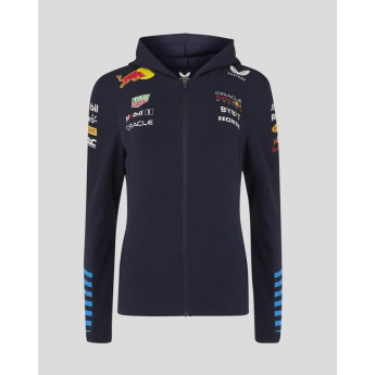 Red Bull Racing dámská mikina s kapucí official zip navy F1 Team 2024