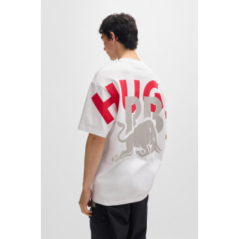Visa Cash App RB pánské tričko Hugo oversize white F1 Team 2024