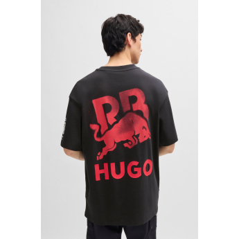 Visa Cash App RB pánské tričko oversize small logo black F1 Team 2024