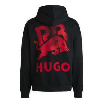 Visa Cash App RB pánská mikina s kapucí Hugo oversize small logo black F1 Team 2024