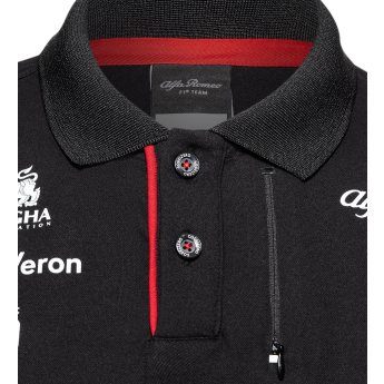 Alfa Romeo Racing pánské polo tričko official black uno F1 Team 2023