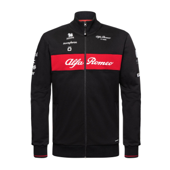 Alfa Romeo Racing pánská mikina official zip black F1 Team 2023