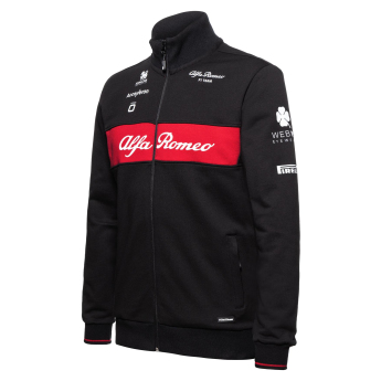 Alfa Romeo Racing pánská mikina official zip black F1 Team 2023