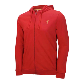 FC Liverpool pánská mikina s kapucí Zip Vintage red