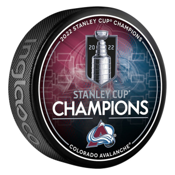Colorado Avalanche puk 2022 Stanley Cup Champions Logo Hockey Puck