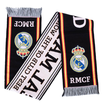 Real Madrid zimní šála Best Club In The World black