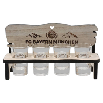 Bayern Mnichov set penálu a propisek stand with motifs