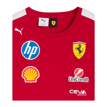 Ferrari pánské tričko official Teamline Replica F1 Team 2025