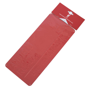 FC Liverpool cedule na zeď Red Street