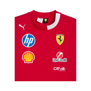 Ferrari pánské tričko official Teamline Replica red F1 Team 2025