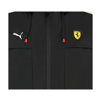 Ferrari pánská bunda s kapucí Rain black F1 Team 2025