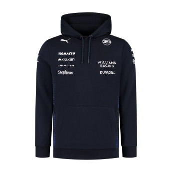 Williams Martini Racing pánská mikina s kapucí official Teamline Replica F1 Team 2025