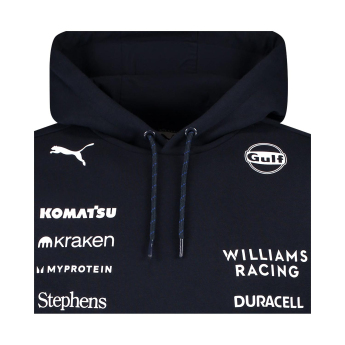 Williams Martini Racing pánská mikina s kapucí official Teamline Replica F1 Team 2025
