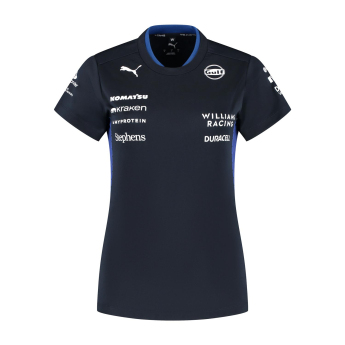 Williams Martini Racing dámské tričko official Teamline Replica black F1 Team 2025