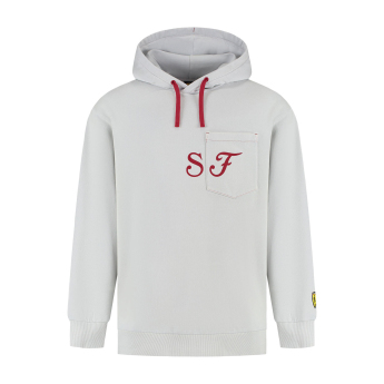 Ferrari pánská mikina s kapucí Graphic grey F1 Team 2025