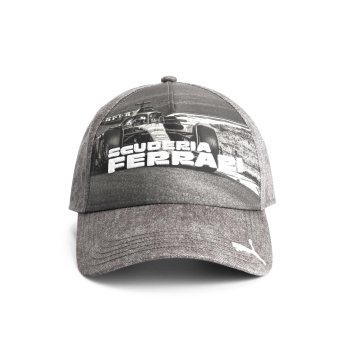 Ferrari čepice baseballová kšiltovka Graphic grey F1 Team 2025