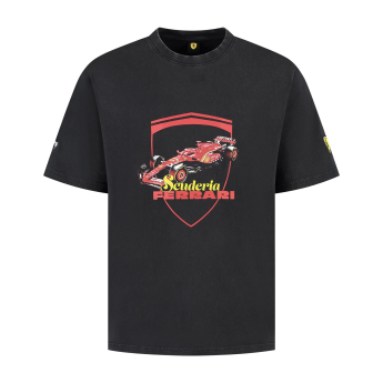 Ferrari pánské tričko Driver black F1 Team 2025