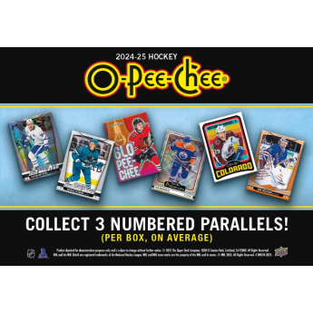 NHL boxy hokejové karty NHL 2024-25 Upper Deck O-Pee-Chee Blaster Box
