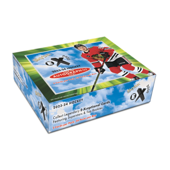 NHL boxy hokejové karty NHL 2023-24 Upper Deck Skybox E-X 2000 Hockey Hobby Box