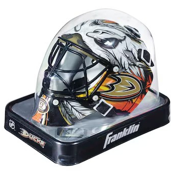 Anaheim Ducks brankařská minimaska Unsigned Franklin Sports Replica