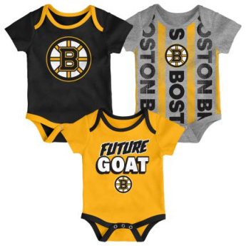 Boston Bruins dětské body 3v1 Loyal Buddies Creeper Set