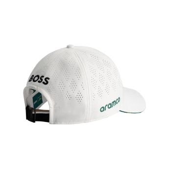 Aston Martin čepice baseballová kšiltovka official Teamline Replica white F1 Team 2025