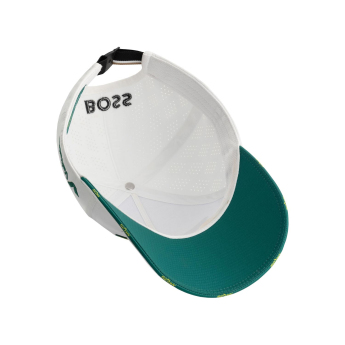 Aston Martin čepice baseballová kšiltovka official Teamline Replica white F1 Team 2025