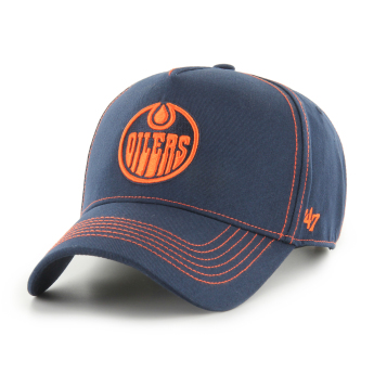 Edmonton Oilers čepice baseballová kšiltovka Contrast Stitch MVP DT blue