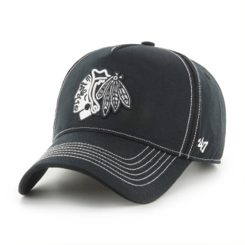 Chicago Blackhawks čepice baseballová kšiltovka Contrast Stitch MVP DT black