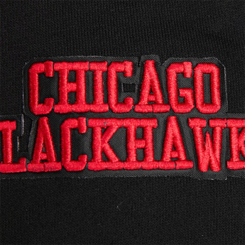 Chicago Blackhawks pánská mikina s kapucí Retro Classic Fleece black
