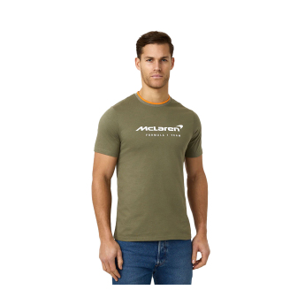 Mclaren Honda pánské tričko Essentials green F1 Team 2025
