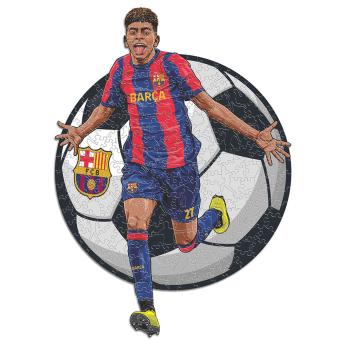 FC Barcelona dřevěné puzzle Yamal 150 pcs