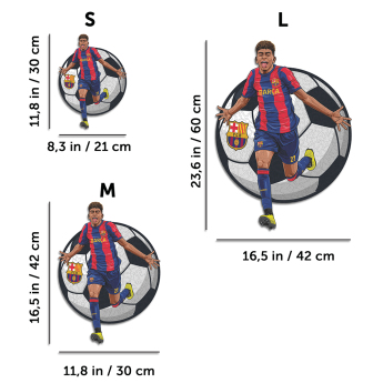 FC Barcelona dřevěné puzzle Yamal 150 pcs