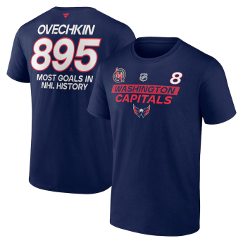Washington Capitals pánské tričko Alex Ovechkin #8 Washington Capitals The GR8 Chase Scorer Name & Number
