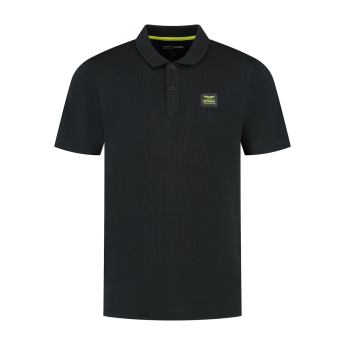 Aston Martin pánské polo tričko Tech Waffle black F1 Team 2025