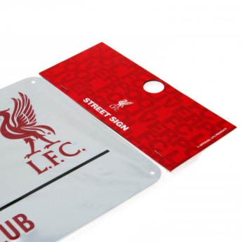 FC Liverpool plechová cedule stadium