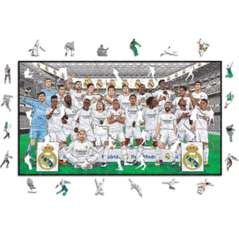 Real Madrid dřevěné puzzle Team 500 pcs