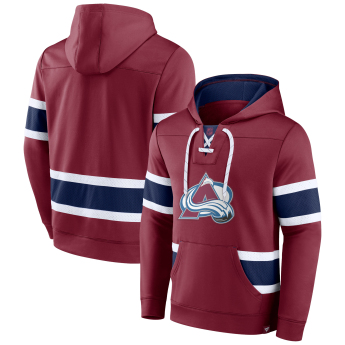 Colorado Avalanche pánská mikina s kapucí Iconic NHL Exclusive Pullover Hoodie