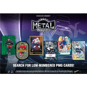 NHL boxy hokejové karty NHL 2023-24 Upper Deck Skybox Metal Universe Blaster Box