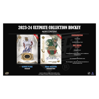 NHL boxy hokejové karty NHL 2023-24 Upper Deck Ultimate Hobby Box