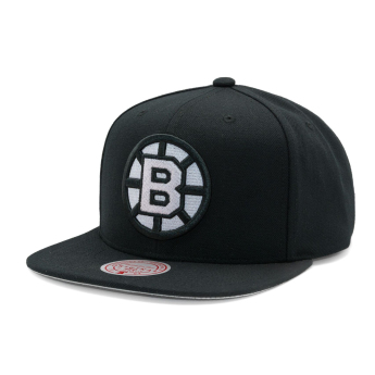 Boston Bruins čepice flat kšiltovka Evergreen Black White Snapback
